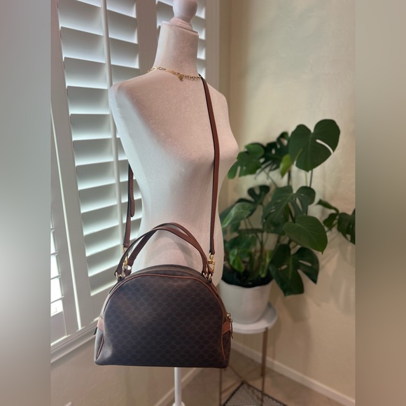 Celine Macadam Coated Canvas Dome Handbag - Picture 2 of 15